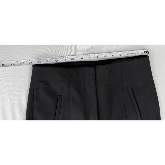 Veronica Beard High Waist Flared Trousers in Black - Picture 6 of 8